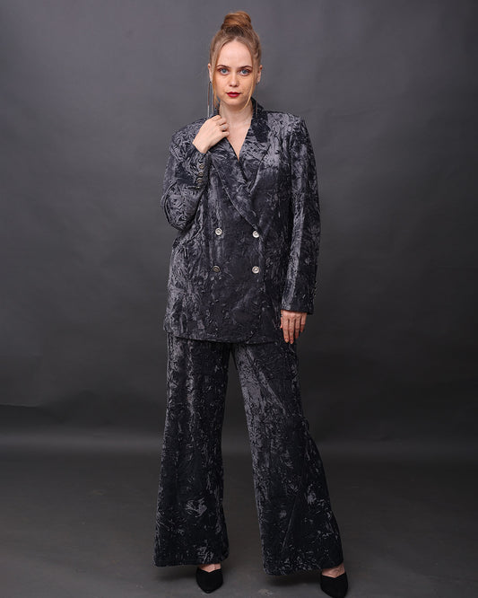 Grey Desires (Pant-Suit Set)